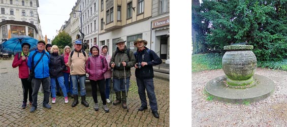 Am Skulpturbrunnen - "Die Tanzende" 15. Meridian 5 6 gruppe 600